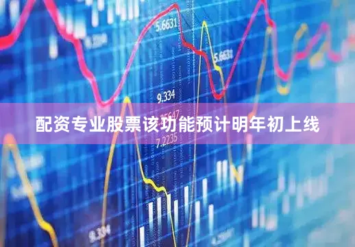 配资专业股票该功能预计明年初上线